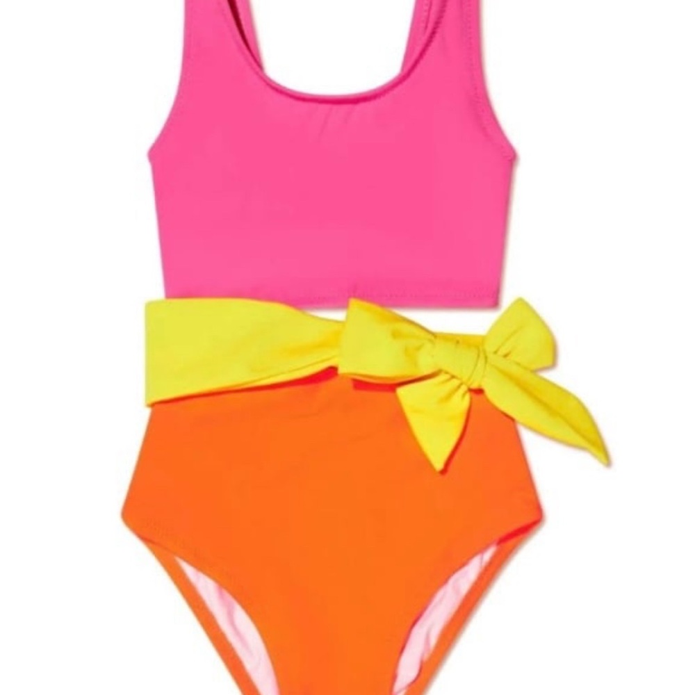 Nessi Byrd Kids - Girls Pop One-Piece Swimsuit - Size 8